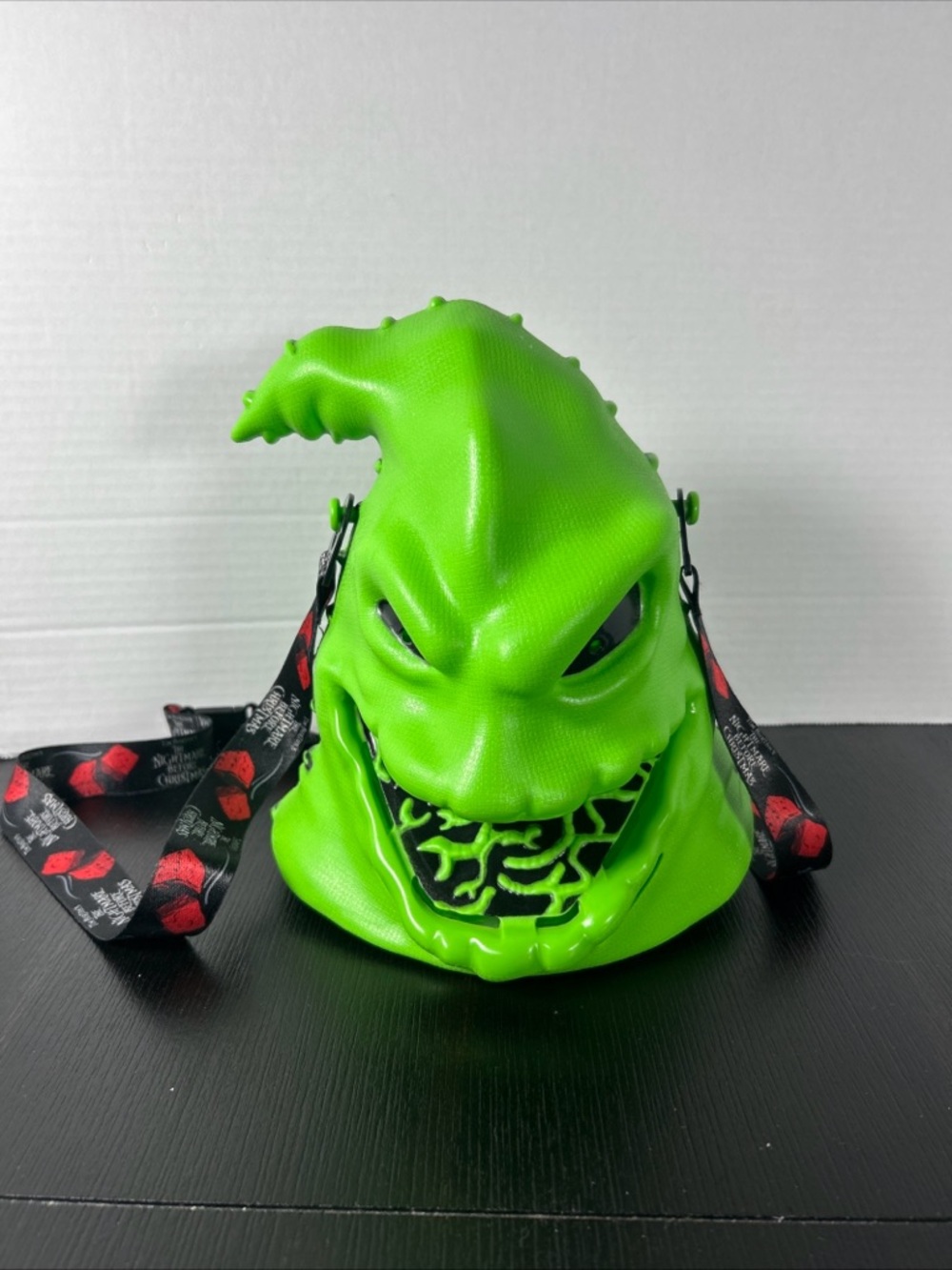 Disney parks Oogie Boogie popcorn bucket with strap lights up